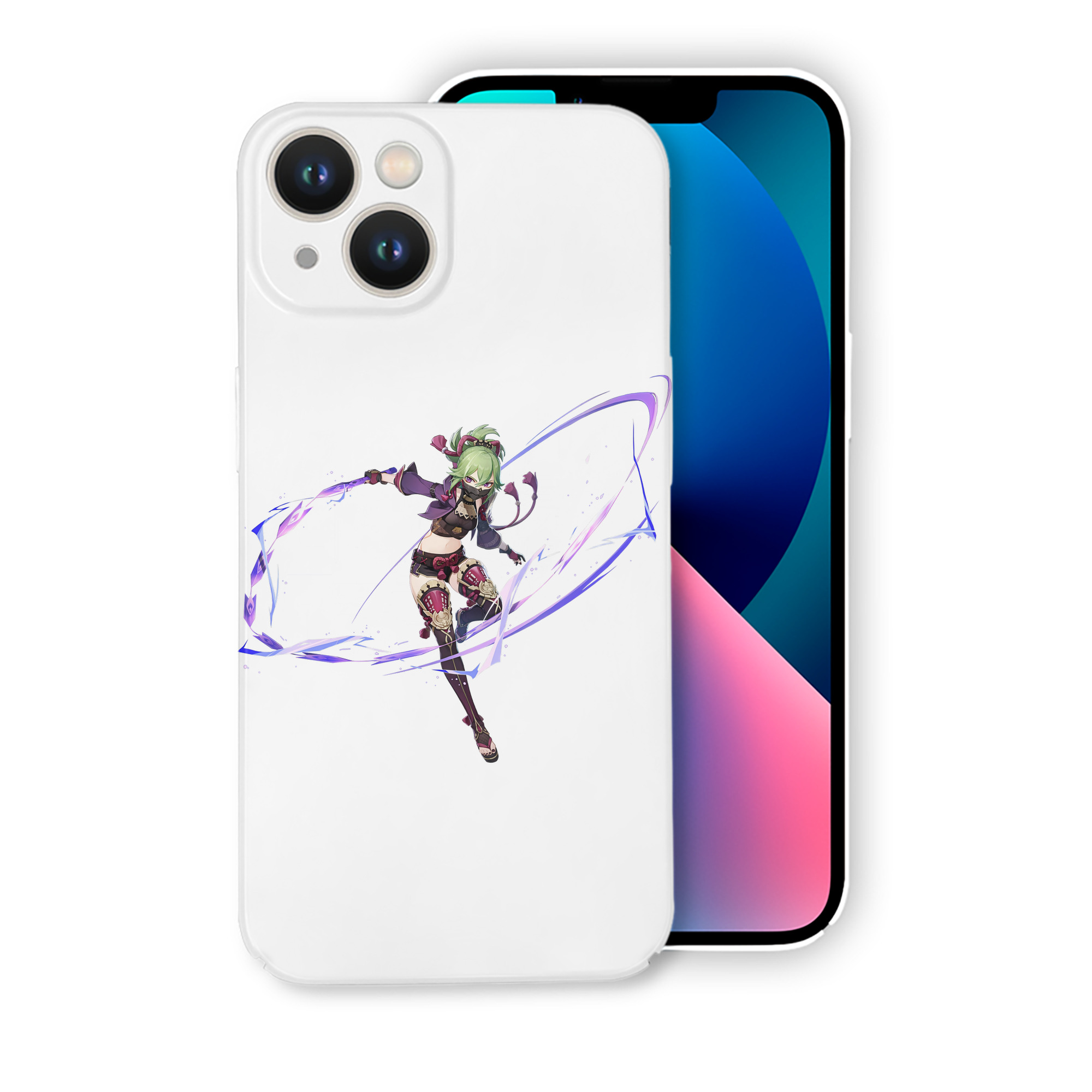 げんし神  久岐忍 くき しのぶ genshin Kuki Shinobu 【iPhone 14シリーズ対応】ハードケース
